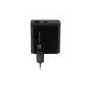 Laidinis mobiliojo įrenginio įkroviklis NATEC NUC-2143, 45 W, USB-C PD 3.0 + USB-A QC 3.0, 110–240 V, juodas