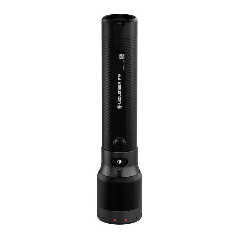 Rankinis žibintuvėlis Ledlenser P7R Juodas įkraunamas LED 1000 liumenų, 3.7V 21700, IP68, 159 mm, 360 g