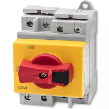 Qoltec 52611 DC izoliatorius su užrakinimo funkcija | Pagrindinis jungiklis | 1200 V | 32 A | 8 kV | 4P
