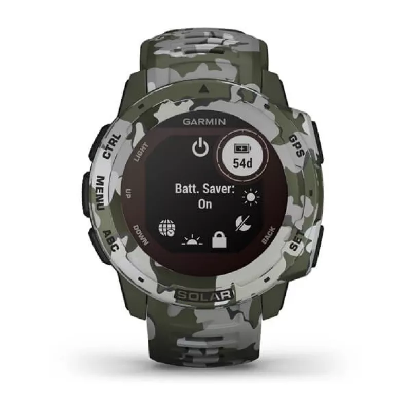 GPS laikrodis Garmin Instinct Solar Camo Edition kamufliažinis