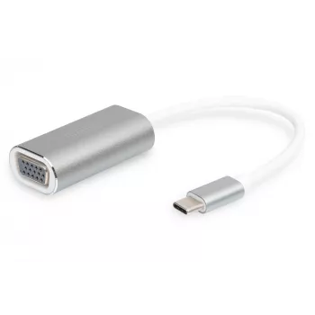 DIGITUS DA-70837 Vaizdo adapteris VGA 1080p FHD į USB 3.0 Type C, aliuminis