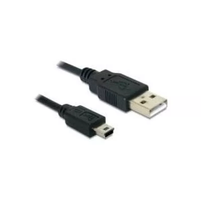 USB laidas DeLOCK 82311 USB 2.0 3 m USB A – Mini-USB B, juodas