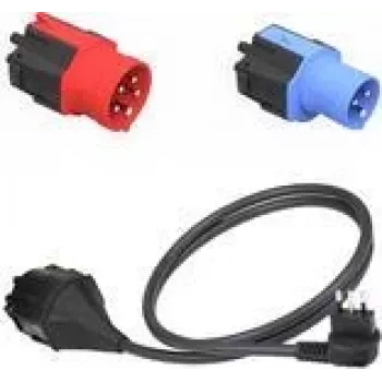 Kištukinio lizdo adapteris NRGkick NRGkick Smart Attachment Set Standard juoda mėlyna raudona