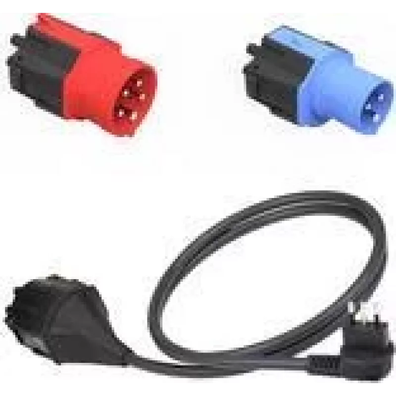 Kištukinio lizdo adapteris NRGkick NRGkick Smart Attachment Set Standard juoda mėlyna raudona