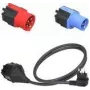 Kištukinio lizdo adapteris NRGkick NRGkick Smart Attachment Set Standard juoda mėlyna raudona