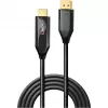 Lindy 3m Active DisplayPort 1.4 to HDMI 8K60 kabelis, 3 m, DisplayPort, HDMI, Male, Male, tiesus