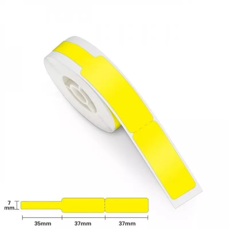 Termoetikečių ritinėliai NIIMBOT RXL12.5109-65Y 62 mm × 30 mm — termoetikečių ritinys