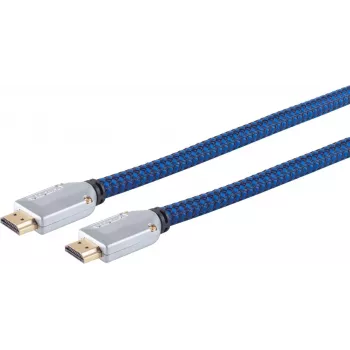 HDMI kabelis ShiverPeaks 77475-ETBCL, chromuotos jungtys, spartus skaitmeninis vaizdo/garso perdavimas