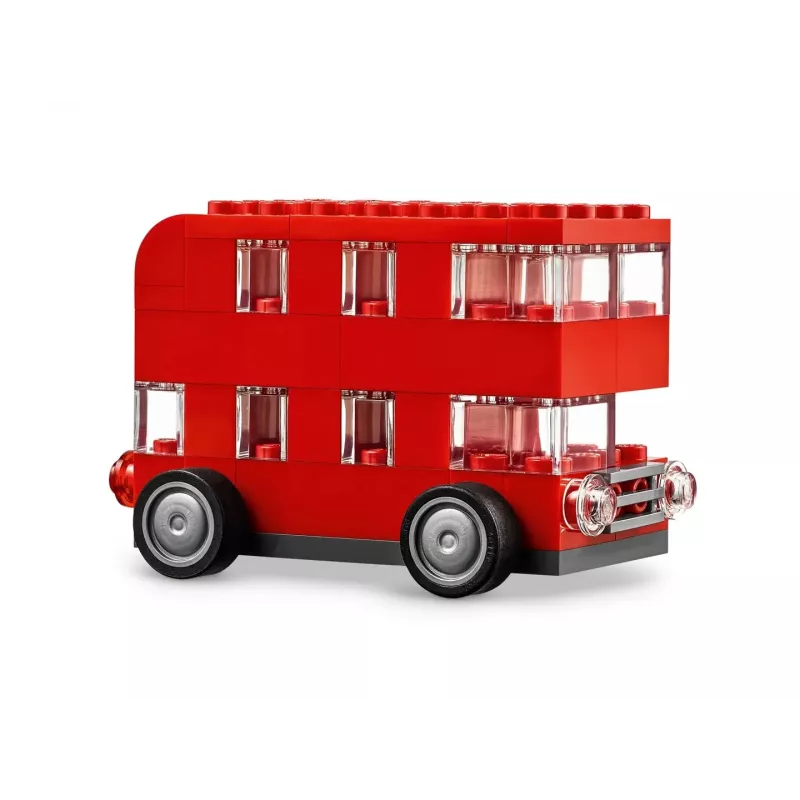 LEGO Classic kūrybinės transporto priemonės – spalvingų automobilių modelių rinkinys su policijos automobilio žaislu ir 11023 klasikine žalia pagrindo plokšte 32x32, skirta pievos statybai
