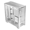 PC Case MODECOM VOLCANO EXPANSE S MIDI Tower — White, microATX, tempered glass, USB-C, supports GPU 430 mm
