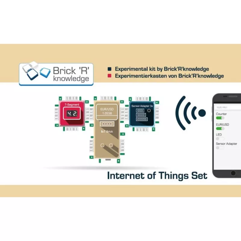 ALLNET IoT rinkinys ALL-BRICK-0688 — Daiktų interneto rinkinys, ispanų kalba