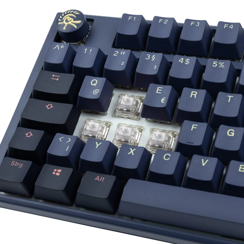 Ducky One 3 Cosmic Mėlyna TKL žaidimų klaviatūra, RGB LED - MX-Ergo-Clear