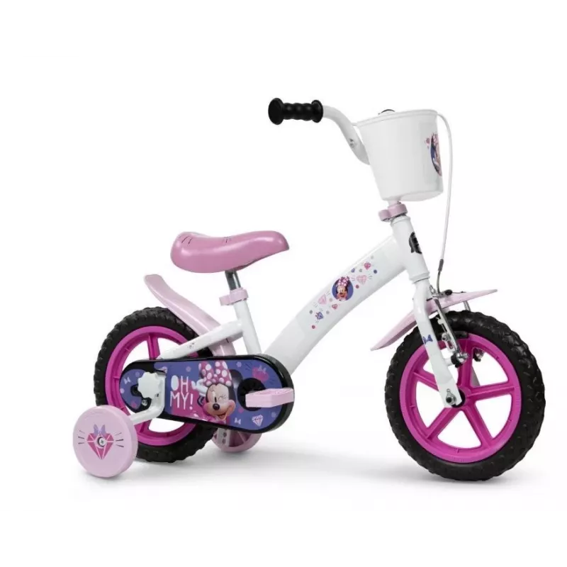 Vaikiškas dviratis HUFFY Disney MINNIE 12 colių ratas, modelis 22434W