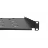 Rack shelf Extralink SHELF 1U for 19 inch wall cabinets, 1U, 300 mm, Juoda, metal