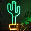 Dekoratyvinis neoninis šviestuvas MANTA SNL07GNT Cactus Green Geltona, neoninė iškaba