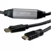 Vaizdo kabelio adapteris ROLINE 11.04.5776 7,5 m HDMI A tipo DisplayPort juodas