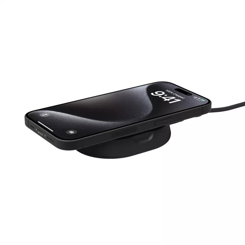 Belaidis įkroviklis Belkin BoostCharge Pro WIA008btBK greitas įkrovimas patalpoms išmanusis telefonas juodas