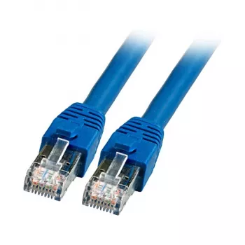 EFB-Elektronik RJ45 komutacinis kabelis Cat.8.1 S/FTP LSZH BC mėlynas 5 m gamintojas: EFB Elektronik (K5528BL.5)