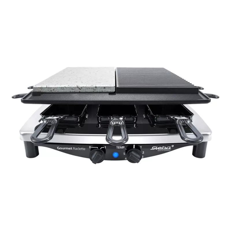Ryžių viryklė Steba RC 4 Plus Deluxe Chrome Juoda 622300