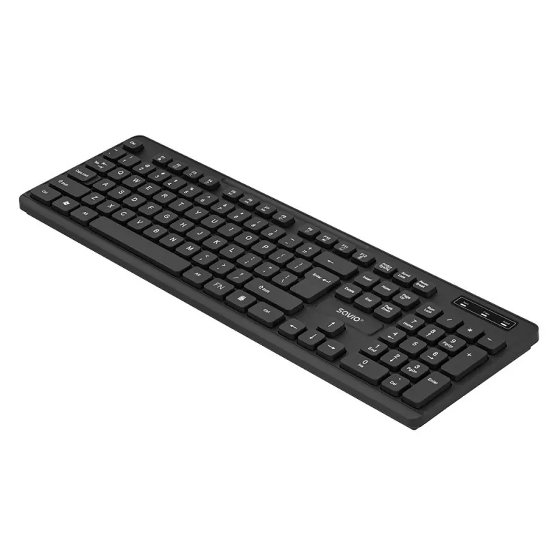 Savio KB-02 klaviatūra Namams/Biurui USB QWERTY Juoda