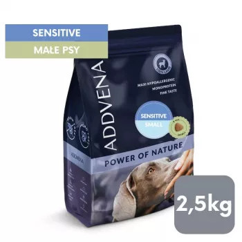 ADDVENA Power of Nature Adult Sensitive Small Lamb - sausas šunų ėdalas - 2,5kg