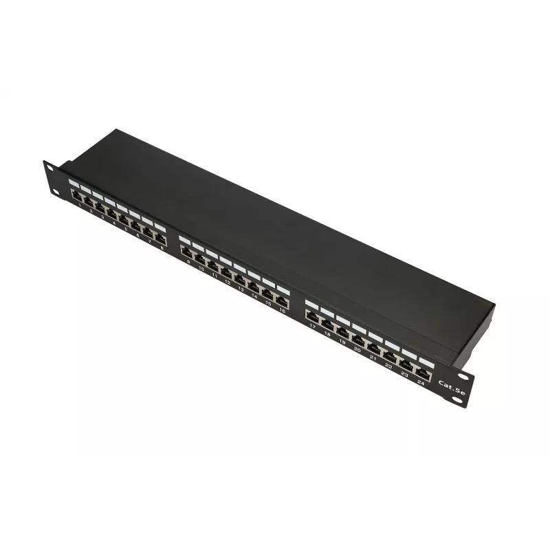 Patch Panel Extralink CAT5E STP V2 24 prievadų