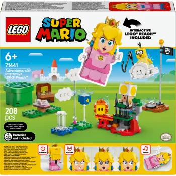 Konstrukcinis žaislas LEGO 71441 Super Mario Interaktyvi LEGO Peach figūrėlės rinkinys, suderinamas su LEGO sistema
