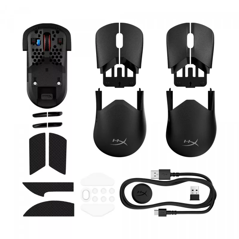 HyperX Pulsefire Saga Pro belaidis žaidimų pelė (juoda)
