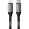 Satechi ST-TCL10M USB laidas 0,25 m USB C USB C/Lightning juoda pilka