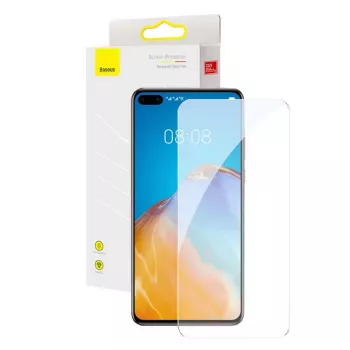Grūdinto stiklo ekrano apsauga Baseus, skirta HUAWEI P40, 9H kietumas