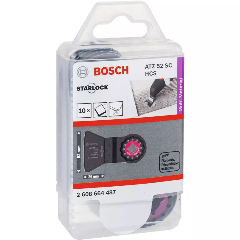 Bosch 2 608 664 487 daugiafunkcio įrankio priedas Ašmenų rinkinys