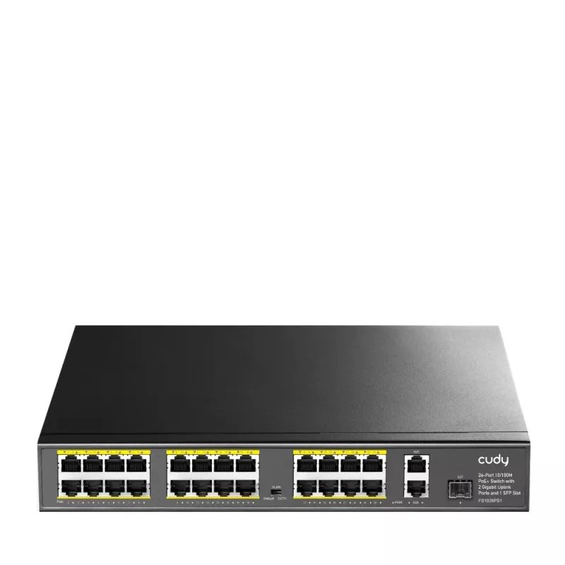 Nevaldomas komutatorius Cudy FS1026PS1 24 prievadų Gigabit Ethernet PoE