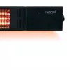 Infraraudonųjų spindulių šildytuvas SUNRED RDS-15W-B Fortuna Wall 1500 W, juodas, IP55, montuojamas ant sienos