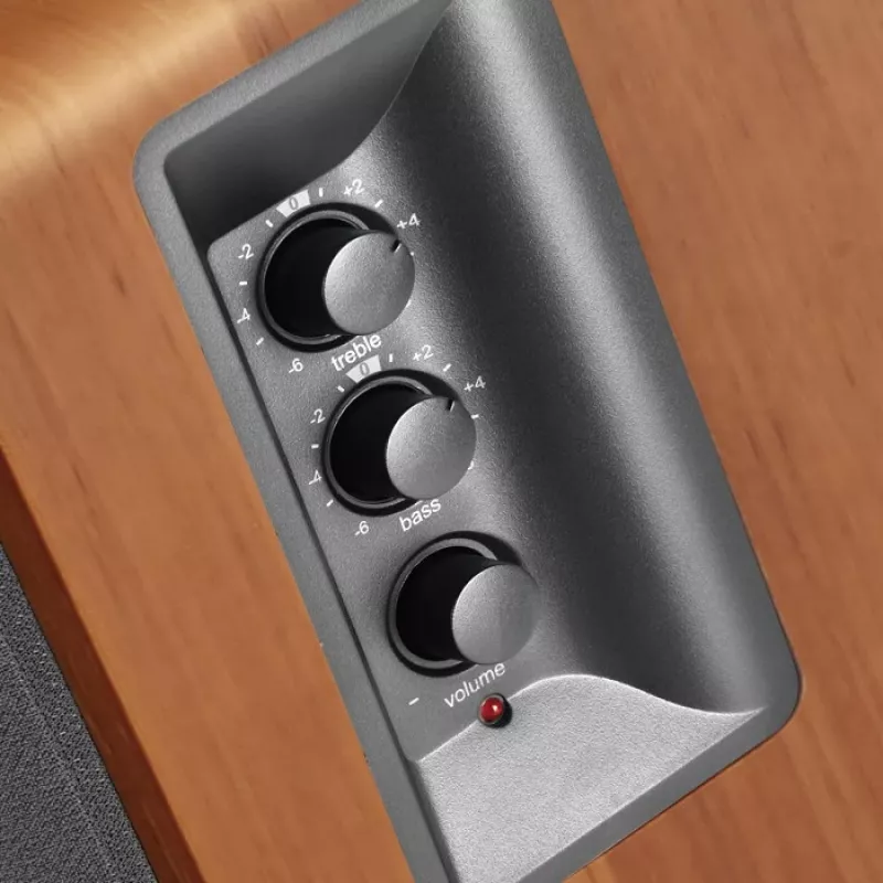 Edifier Studio R1280Ts 2.0 Wood/Sidabrinė mažmeninė