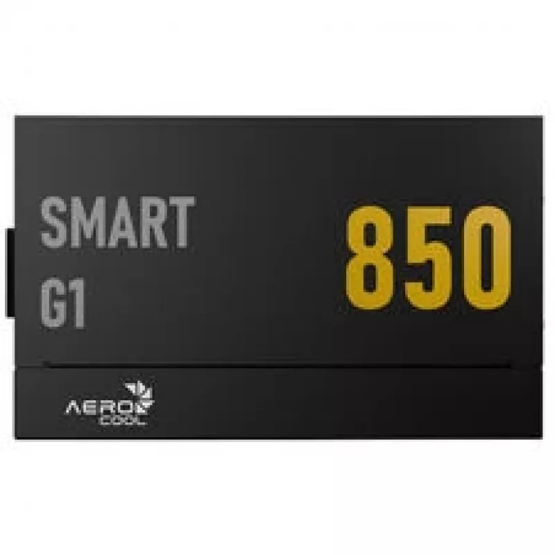 Maitinimo blokas AEROCOOL Smart G1 850W 80 PLUS Gold, ATX 3.1, PCIe 5.1, juodas