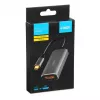 IBOX USB-C į HDMI adapterio laidas, modelis IACFAK, USB-C (vyriška) į HDMI (moteriška), 4K 60Hz, tiesios jungtys, sidabrinis