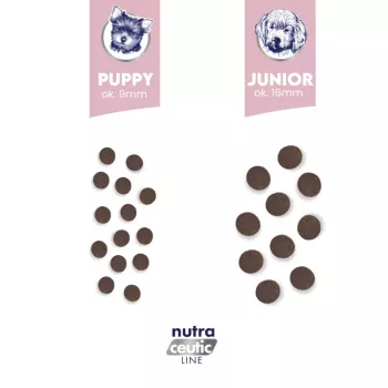 Sausas šunų maistas BALTICA Hypoallergenic Puppy Lamb & Rice 1 kg — pilnavertis pašaras jauniems šuniukams, 32% baltymų, 18% riebalų