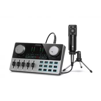 Donner Podcast Starter Kit - podcast įrašymo rinkinys