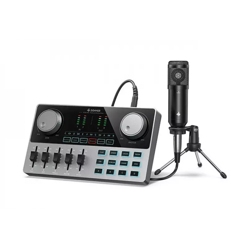 Donner Podcast Starter Kit - podcast įrašymo rinkinys