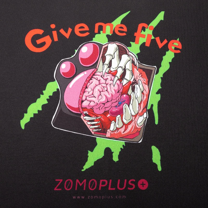 Pelės kilimėlis ZOMOPLUS Give Me Five Gaming 500×420 mm, juodas