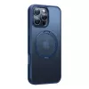 Apsauginis telefono dėklas Torras Ostand Pro, skirtas iPhone 16 Pro, mėlynas, plonas dizainas
