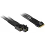 Inter-Tech SFF-8654 8i 2x SFF-8643 juodas