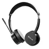 Laisvų rankų įranga Tellur Voice Pro belaidė skambučių centro ausinė, juoda TLL411007
