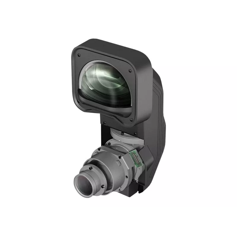 Projekcinis objektyvas Epson ELPLX01S — fiksuotas židinio nuotolis 5,8 mm, fiksuota diafragma 1,9, suderinamas su pasirinktais Epson projektoriais