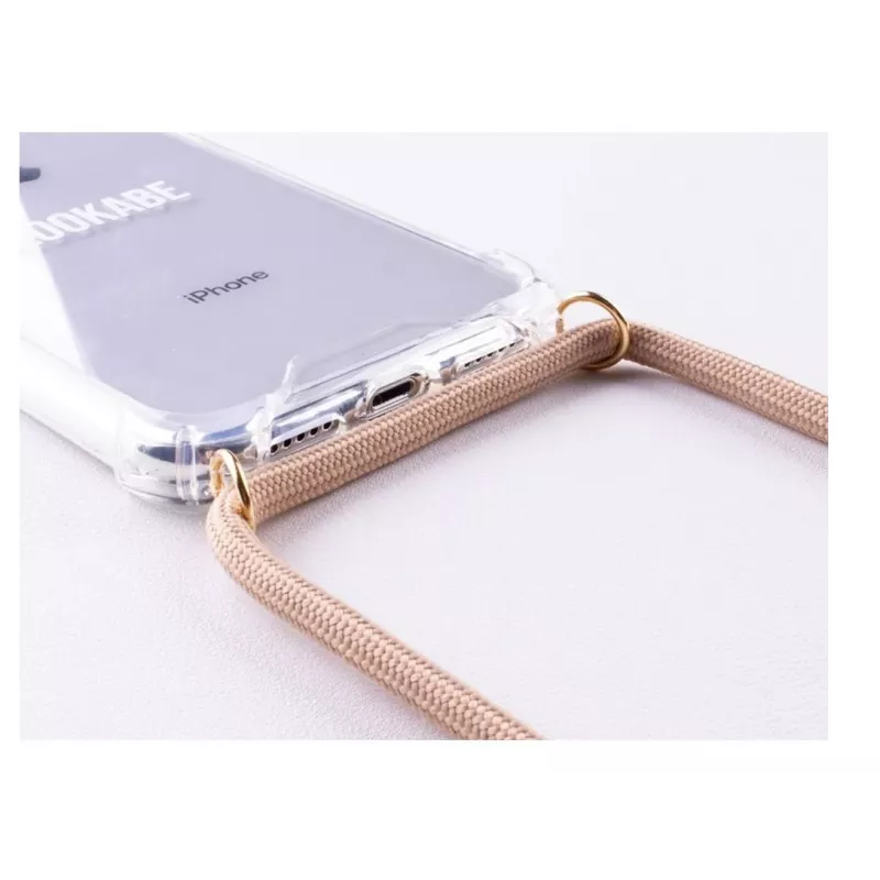 Išmaniojo telefono karolių dėklas Lookabe, skirtas iPhone Xs Max – auksinės nuogos spalvos