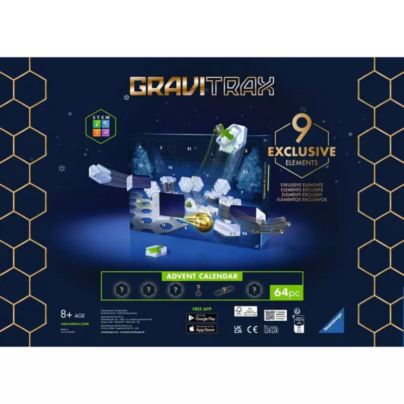 Ravensburger Advento kalendorius GraviTrax Šlaitai