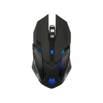 Belaidė ergonominė žaidimų pelė TRACER ROCKY RF NANO – kompaktiškas dizainas, belaidis RF ryšys