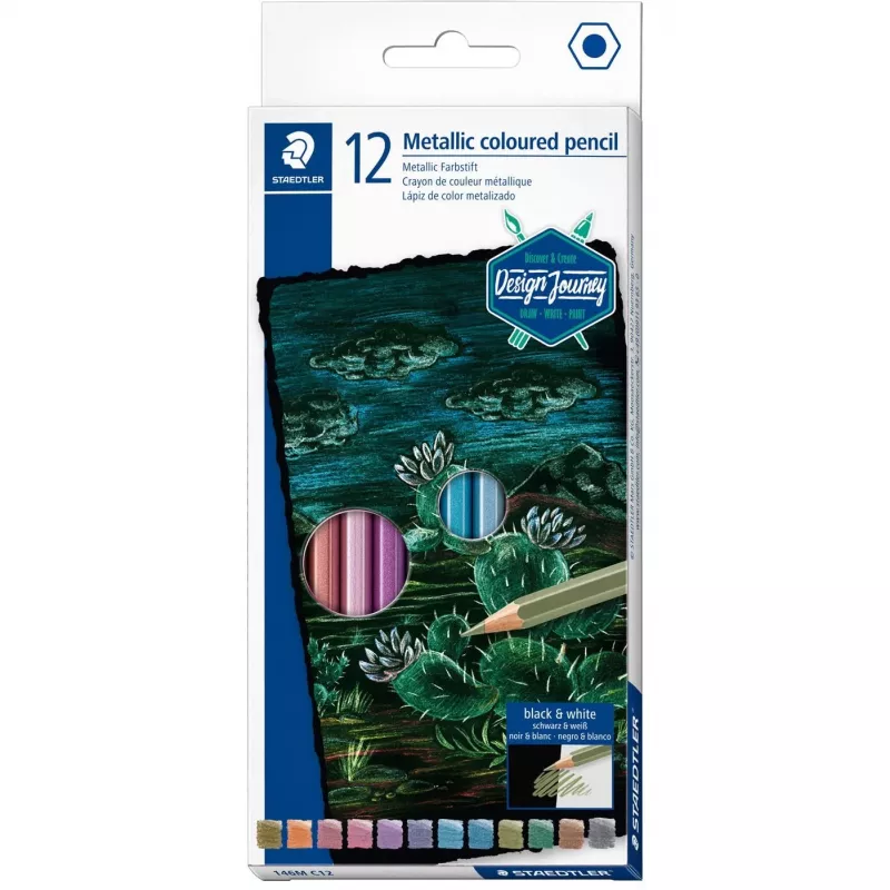 Metaliniai žymekliai Staedtler Metallic 146M C12