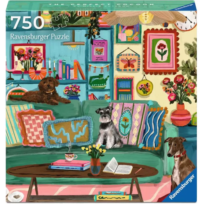 Dėlionė Ravensburger Art & Soul — Happy Place, Cozy Place, 750 dalių