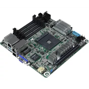 ASRock X570D4I-2T pagrindinė plokštė AMD X570 lizdas AM4 Mini ITX